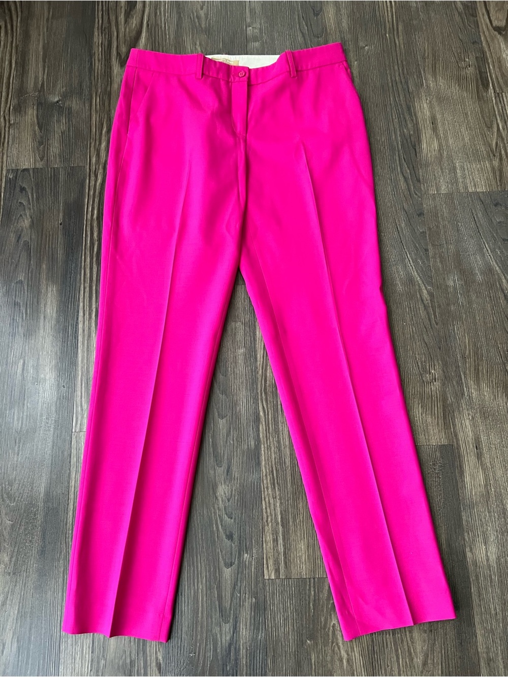 Michael Kors Pink Wool Trouser Pants